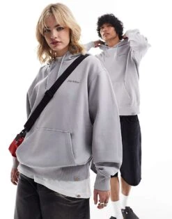 Dickies Newington Hoodie In Washed Grey For Unisex -Dickies Sales Store 206606736 3
