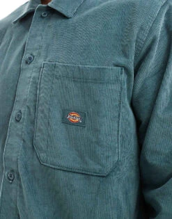 Dickies Cord Shirt In Dark Green For Men Mid Green -Dickies Sales Store 206606752 4
