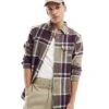 Dickies Nimmons Large Check Shirt In Green Multi For Men Mid Green