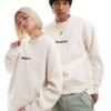 Dickies Central Logo Sweatshirt In White For Unisex -Dickies Sales Store 206606776 1 white