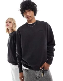 Dickies Plentywood Sweatshirt In Washed Black For Unisex 11 Dickies Plentywood Sweatshirt In Washed Black For Unisex -Dickies Sales Store 206606800 1 black 1