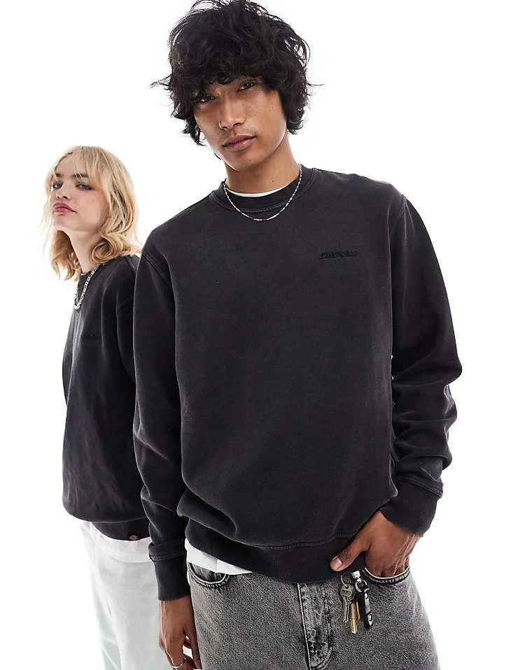 Dickies Plentywood Sweatshirt In Washed Black For Unisex 7 Dickies Plentywood Sweatshirt In Washed Black For Unisex - Image 5