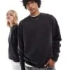 Dickies Plentywood Sweatshirt In Washed Black For Unisex -Dickies Sales Store 206606800 1 black