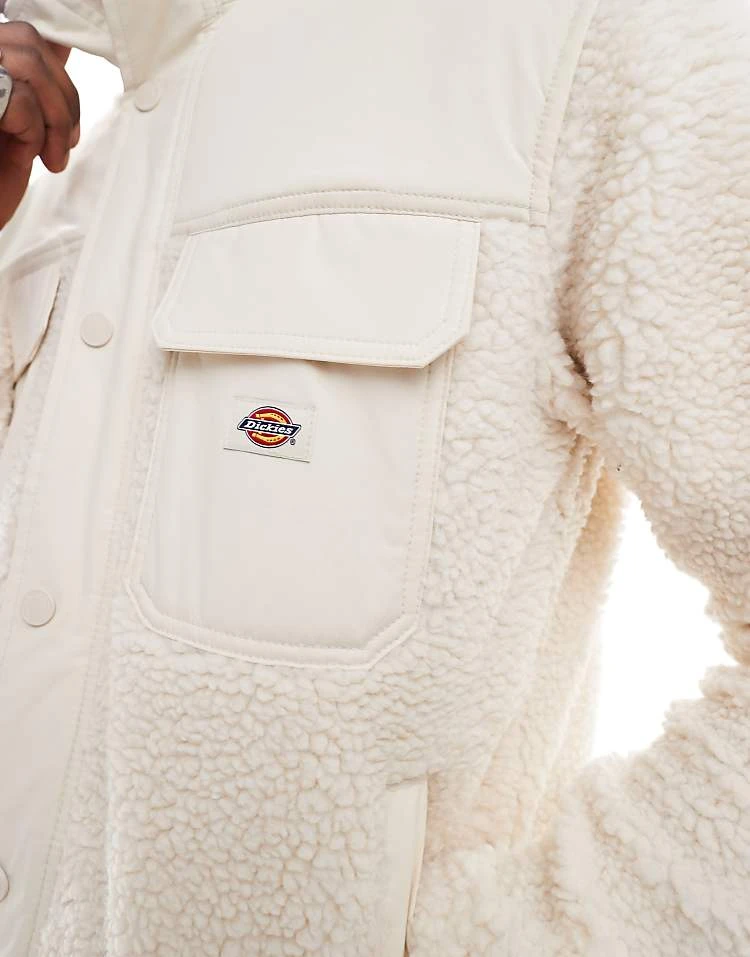 Dickies Built Up Mount Hope Fleece In Off White For Unisex 4 Dickies Built Up Mount Hope Fleece In Off White For Unisex - Image 2