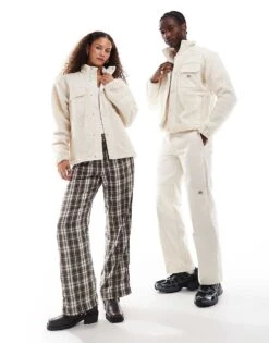Dickies Built Up Mount Hope Fleece In Off White For Unisex 9 Dickies Built Up Mount Hope Fleece In Off White For Unisex -Dickies Sales Store 206606816 3