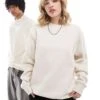 Dickies Summerdale Premium Oversized Sweatshirt In Off White For Unisex 1 Dickies Summerdale Premium Oversized Sweatshirt In Off White For Unisex -Dickies Sales Store 206606824 1 white