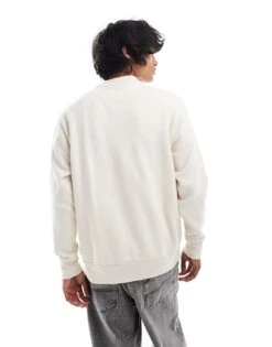 Dickies Summerdale Premium Oversized Sweatshirt In Off White For Unisex -Dickies Sales Store 206606824 3