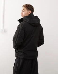 Dickies Ronan Hooded Anorak In Black For Men -Dickies Sales Store 206607652 3
