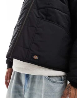 Dickies Thorsby Quilted Jacket In Black For Men -Dickies Sales Store 206607668 3
