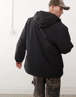 Dickies Plains Coat With Quilted Lining In Black For Men -Dickies Sales Store 206607694 4