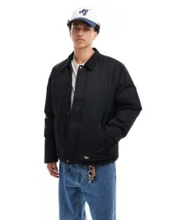 Dickies Winterised Eisenhower Jacket In Black For Men -Dickies Sales Store 206607716 1 black 1
