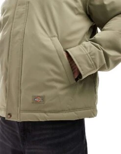 Dickies Winterised Eisenhower Jacket In Khaki Green For Men Mid Green -Dickies Sales Store 206607724 4