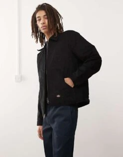 Dickies Cord Eisenhower Jacket In Black For Men