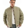 Dickies Padded Bomber Jacket In Khaki For Men Mid Green -Dickies Sales Store 206607740 1 midgreen