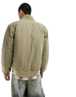 Dickies Padded Bomber Jacket In Khaki For Men Mid Green -Dickies Sales Store 206607740 3
