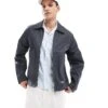 Dickies Unlined Eisenhower Jacket In Dark Grey For Men -Dickies Sales Store 206607756 1 grey