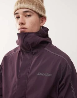 Dickies Ronan Hooded Anorak In Purple For Men