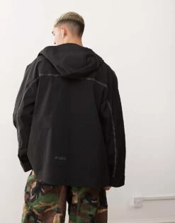 Dickies Ronan Hooded Windbreaker Jacket In Black For Men -Dickies Sales Store 206607796 4