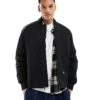 Dickies Plains Premium Bomber Jacket In Black For Men -Dickies Sales Store 206607812 1 black