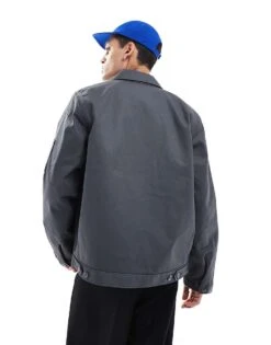 Dickies Lined Eisenhower Jacket In Dark Grey For Men -Dickies Sales Store 206607820 4