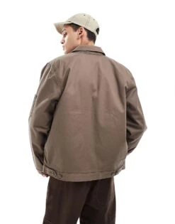 Dickies Lined Eisenhower Jacket In Brown For Men -Dickies Sales Store 206607861 3