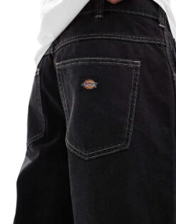 Dickies Houston Regular Fit Denim Jeans In Washed Black For Men -Dickies Sales Store 206690431 4