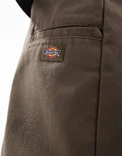 Dickies Seasonal Wide Leg Trousers In Mid Brown For Men -Dickies Sales Store 206690455 4
