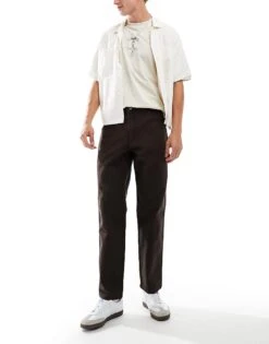 Dickies Duck Carpenter Trousers In Dark Brown For Men -Dickies Sales Store 206690479 1 brown 1