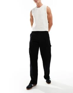 Dickies Seasonal Carpenter Trousers In Black For Men -Dickies Sales Store 206690559 4