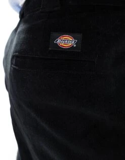 Dickies Flat Front Cord Trousers In Black For Men -Dickies Sales Store 206690597 5