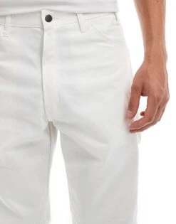 Dickies Painter Utility Carpenter Trousers In White For Men -Dickies Sales Store 206690627 4
