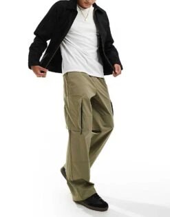 Dickies Seasonal Utility Cargo Trousers In Khaki Green For Men Mid Green