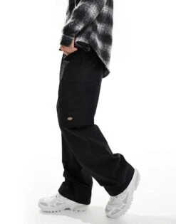 Dickies Seasonal Utility Cargo Trousers In Black For Men