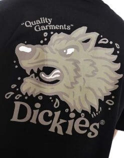 Dickies Round Up Back Print T-shirt In Black For Unisex -Dickies Sales Store 207047852 3