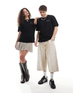 Dickies Round Up Back Print T-shirt In Black For Unisex -Dickies Sales Store 207047852 4