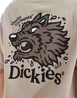 Dickies Round Up Back Print T-shirt In Light Tan For Unisex -Dickies Sales Store 207047876 3