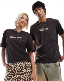 Dickies Choteau Central Logo T-shirt In Dark Brown For Unisex 11 Dickies Choteau Central Logo T-shirt In Dark Brown For Unisex -Dickies Sales Store 207054194 1 darkbrown 1