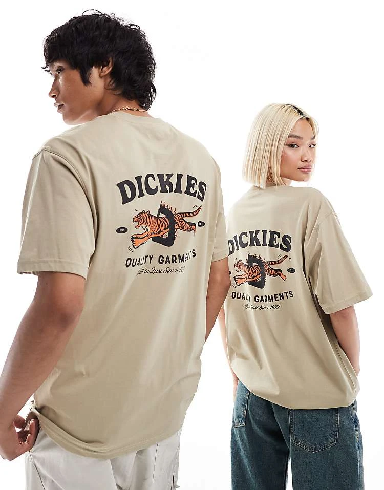 Dickies Chincoteague Back Print T-shirt In Beige For Unisex 7 Dickies Chincoteague Back Print T-shirt In Beige For Unisex - Image 5