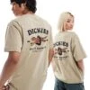Dickies Chincoteague Back Print T-shirt In Beige For Unisex