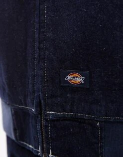 Dickies Loose Wave Hooded Denim Jacket In Rinsed Dark Blue For Unisex -Dickies Sales Store 207711115 4