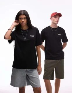 Dickies Sunflower Graphic Back Print T-shirt In Black- Exclusive To ASOS For Unisex -Dickies Sales Store 207711563 3