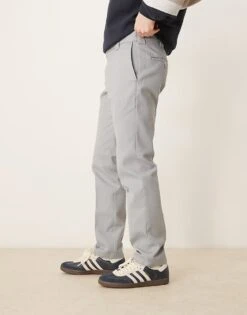 Dickies 872 Slim Fit Work Trousers In Light Grey For Men -Dickies Sales Store 207972622 4