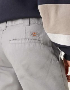 Dickies 872 Slim Fit Work Trousers In Light Grey For Men -Dickies Sales Store 207972622 5