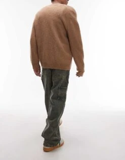 Dickies Stevensville Baggy Fit Carpenter Denim Jeans In Indigo With Yellow Fade For Men -Dickies Sales Store 207972707 3