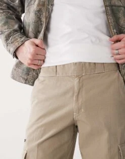 Dickies Riverbend Cargo Work Trousers In Light Tan For Men -Dickies Sales Store 207972829 3