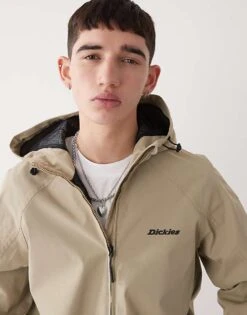 Dickies Ronan Shell Windbreaker Jacket In Light Tan For Men -Dickies Sales Store 207972837 3