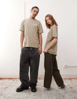 Dickies Bricklane Graphic Back Print T-shirt In Tan For Unisex -Dickies Sales Store 207972990 3