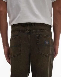 Dickies Thomasville Relaxed Fit Denim Jeans In Indigo With Brown Tint For Men -Dickies Sales Store 207973101 4