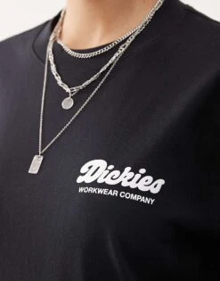 Dickies Lewistown Back Print Logo T-shirt In Black For Men -Dickies Sales Store 207973103 3