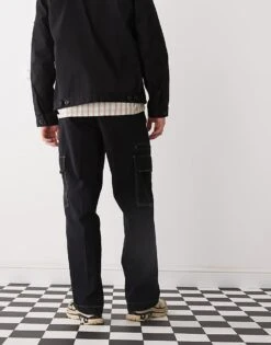 Dickies Riverbend Cargo Work Trousers In Black For Men -Dickies Sales Store 207973199 3